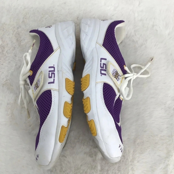 Piro Women’s Cheerleading LSU Tigers Sneaker Shoes Purple White Size 8 - Picture 6 of 9